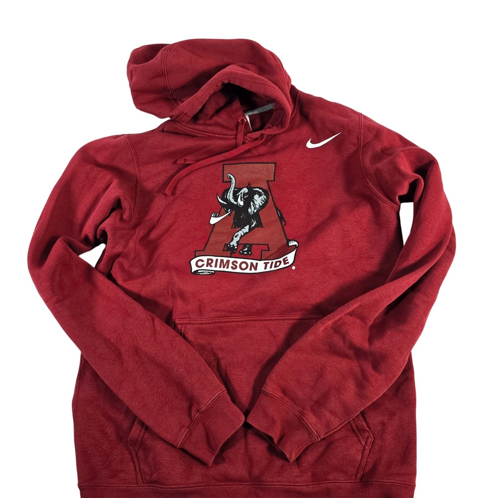 Nike Alabama Crimson Tide Pullover Hoodie‎ Sweatshirt Red Small S NCAA